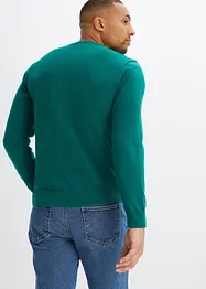 Svetr  z jemné pleteniny z měkké bavlněné směsi, bonprix