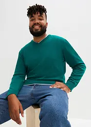 Svetr  z jemné pleteniny z měkké bavlněné směsi, bonprix