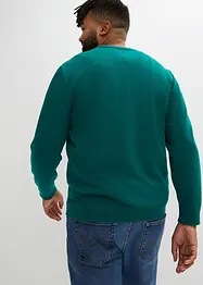 Svetr  z jemné pleteniny z měkké bavlněné směsi, bonprix