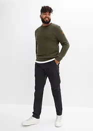 Cargo kalhoty se sklady ve střihu Regular Fit, Tapered, bpc selection