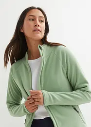 Flísová mikina s kapsami na zip, bonprix
