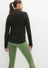 Flísová mikina s kapsami na zip, bonprix
