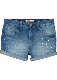 Džínové šortky Mid Waist, bonprix