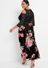 Dlouhé šaty s květinovým potiskem, BODYFLIRT boutique