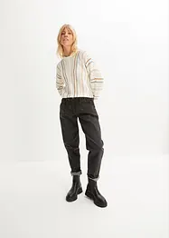 Strečové džíny ve střihu Barrel, Mid Waist, bonprix