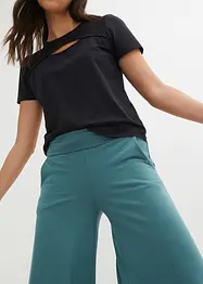 Kalhoty Culotte na doma, se širokými nohavicemi, bonprix