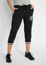3/4 joggingové kalhoty z bavlněné směsi, bonprix