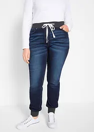 Džíny Boyfriend s elastickým pasem, Mid Waist, bonprix