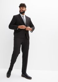4dílný oblek ve střihu Slim Fit: sako, kalhoty, košile, kravata, bonprix