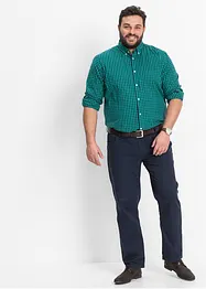 Keprové kalhoty z čisté bavlny Regular Fit, Straight, bonprix