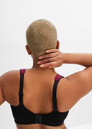 Odlehčující podprsenka bez kostic, s polstrovanými ramínky, bonprix