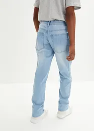 Strečové džíny s nastavitelným pasem, Loose Fit, Straight, bonprix