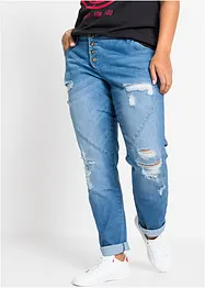 Džíny Boyfriend, Mid Waist, bonprix