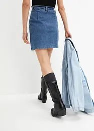 Zavinovací džínová sukně, Mid Waist, bonprix