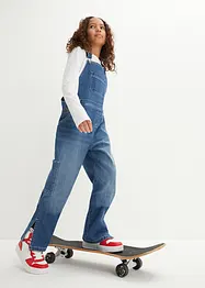 Džíny s laclem, Wide Leg, bonprix