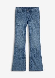 Zvonové džíny s různými vzory, RAINBOW