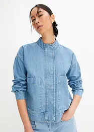 Oversize džínová bunda s cargo detaily, bonprix
