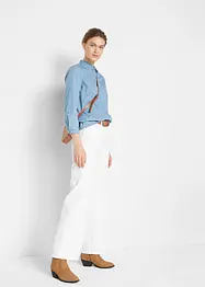 Strečové džíny Wide Leg, Mid Waist, bonprix