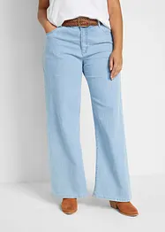 Strečové džíny Wide Leg, Mid Waist, bonprix