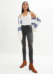 Slim Fit high Waist džíny se zeštíhlujícím efektem, bonprix