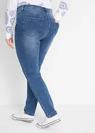 Slim Fit high Waist džíny se zeštíhlujícím efektem, bonprix