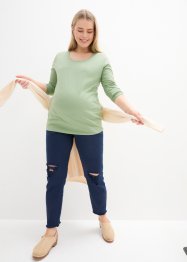 Těhotenské triko, dlouhý rukáv (2 ks v balení), z bavlny, bpc bonprix collection