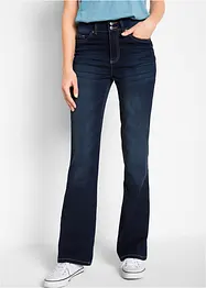 Džíny Bootcut, Mid Waist, tvarující, bonprix