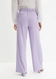 Široké kalhoty se sklady v pase, bonprix