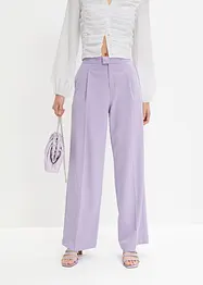 Široké kalhoty se sklady v pase, bonprix