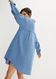 Dlouhá oversize halenka z mušelínu, bonprix