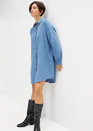 Dlouhá oversize halenka z mušelínu, bonprix