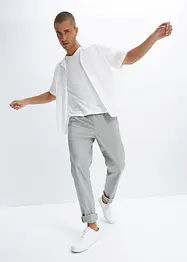 Strečové kalhoty bez zapínání,  Regular Fit, Straight, bonprix