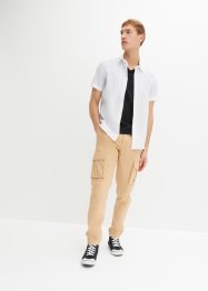 Tričko Slim Fit s výstřihem do V, z organické bavlny, RAINBOW
