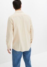 Lněná košile s dlouhým rukávem, bpc bonprix collection