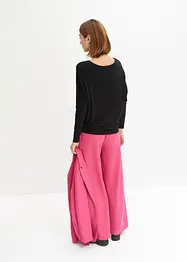 Tričko s dlouhým rukávem z měkké směsi s viskózou, bonprix