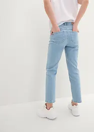 Džíny Straight Mid Waist, Cropped, bonprix