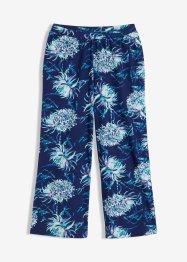 Pyžamové kalhoty Culotte s průhmatovými kapsami a viskózou, bpc bonprix collection