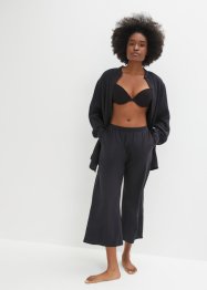 Pyžamové kalhoty Culotte s průhmatovými kapsami, z organické bavlny, bpc bonprix collection