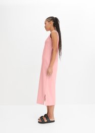 Žebrované žerzejové šaty s rozparkem, bpc bonprix collection