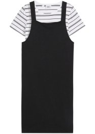 Dívčí šaty a triko (2dílná souprava), z organické bavlny, bpc bonprix collection