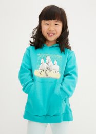 Dívčí mikina s kapucí, z organické bavlny, bpc bonprix collection