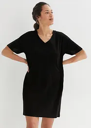 Úpletové šaty s výstřihem do V, oversized (2 ks v balení), bonprix