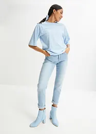Strečové džíny Straight Mid Waist, bonprix