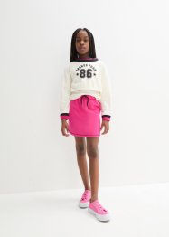 Dívčí tepláková sukně (2 ks v balení), z organické bavlny, bpc bonprix collection