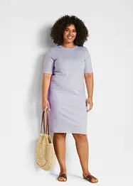 Úpletové oversize šaty z čisté bavlny (2 ks v balení), bonprix