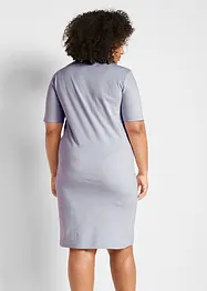 Úpletové oversize šaty z čisté bavlny (2 ks v balení), bonprix