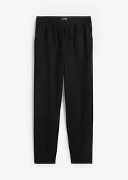 Kalhoty ze směsi bavlny a lnu, High Waist, bonprix