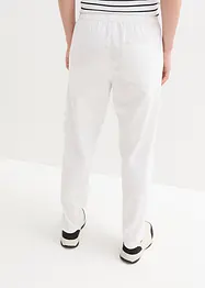 Kalhoty ze směsi bavlny a lnu, High Waist, bonprix
