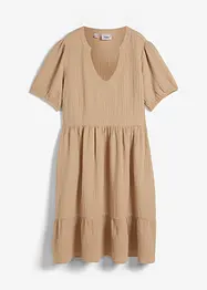 Oversize šaty z bavlněného mušelínu, bonprix