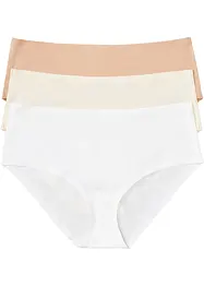 Bezešvé bokové kalhotky Feel Comfort (3 ks v balení), bonprix